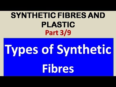 Synthetic Fibres and Plastics (3/9) Types of Synthetic Fibres - Class 8 Science  NCERT Solutions Video
