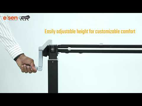 Metal height adjustable laptop table