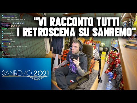 Fedez racconta la sua esperienza a Sanremo!