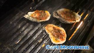 preview picture of video 'Cape Moonshine Grilled Oysters at 1249 Wine Bar Waterbury CT'