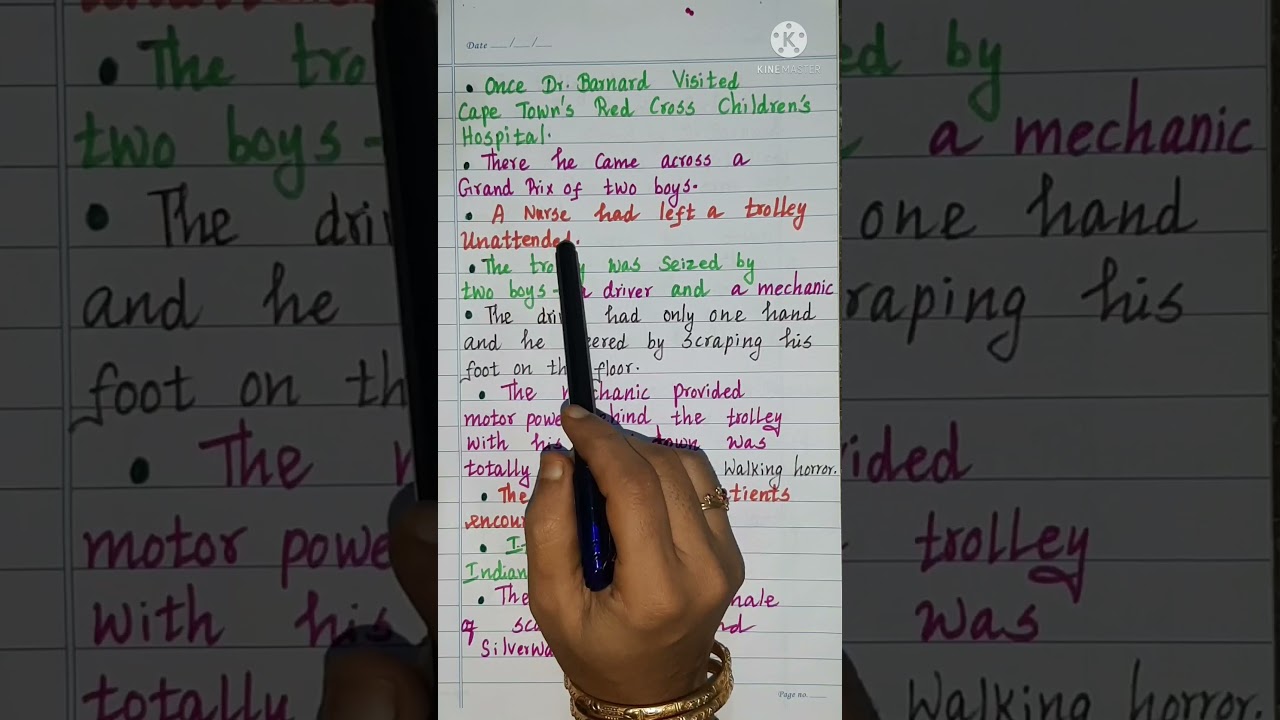 Watch video English class 12 unit 3 prose-3 In Celebration of being alive by Dr.Christiaan Barnard. Now English class 12 unit 3 prose-3 In Celebration of being alive by Dr.Christiaan Barnard.