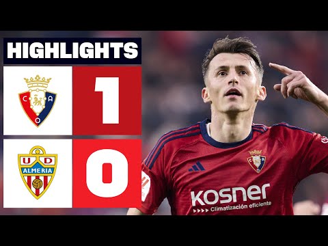 Videoresumen del Osasuna - Almería