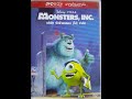 Opening Closing To Monsters Inc 3D Re Released DVD Thai Copy Thai Audio Only Ver 2013