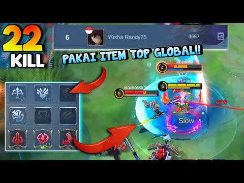 ENAK BANGET COY!! FANNY PAKAI BUILD TOP GLOBAL ~ ENERGY JADI IRIT ~ MLBB