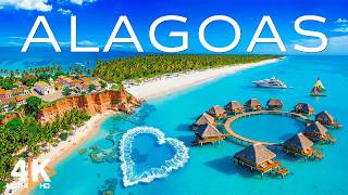Alagoas, Brazil 4K 🇧🇷 A Pristine Coastal Paradise of Turquoise Beaches, Calm Lagoons & Scenic Views