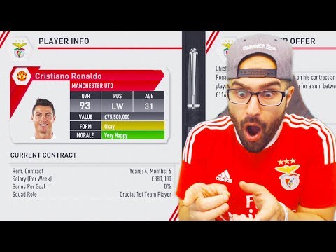 OMG CRISTIANO RONALDO SIGNS FOR MANCHESTER UNITED *UNBELIEVABLE* - FIFA 17 CAREER MODE