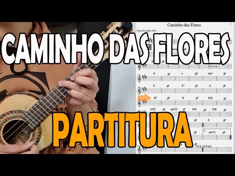 APRENDA "CAMINHO DAS FLORES" REVELAÇÃO na SEQUÊNCIA de 4 ACORDES - AULA DE CAVAQUINHO - LÉO SOARES