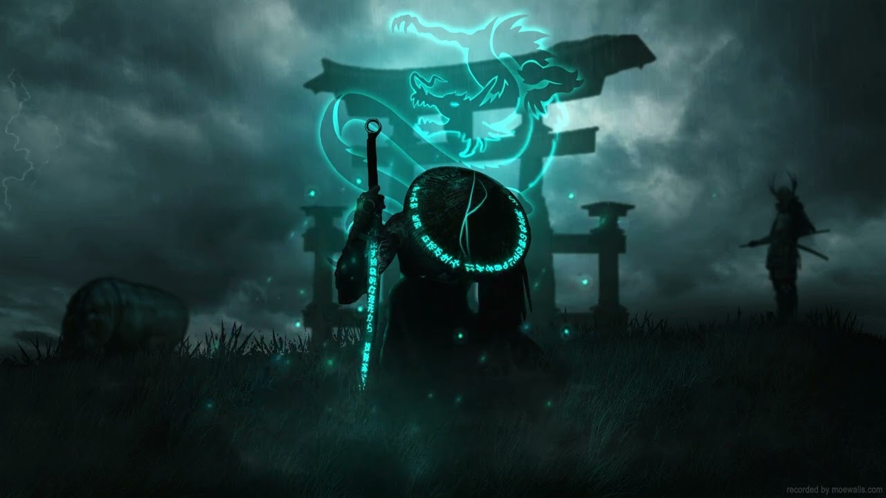 Ghost of Tsushima Samurai Shrine Live Wallpaper 4K PC Loop OLED