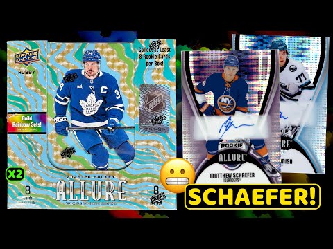 WAIT... THEY ARE ALL THE SAME?!? - Opening 2 Boxes of 2025-26 Upper Deck Allure Hockey Hobby