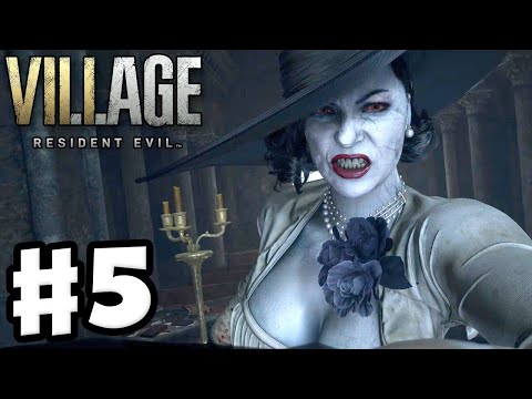 Resident Evil Village - Gameplay Walkthrough Part 5 - Lady Dimitrescu Boss Fight! (Resident Evil 8)