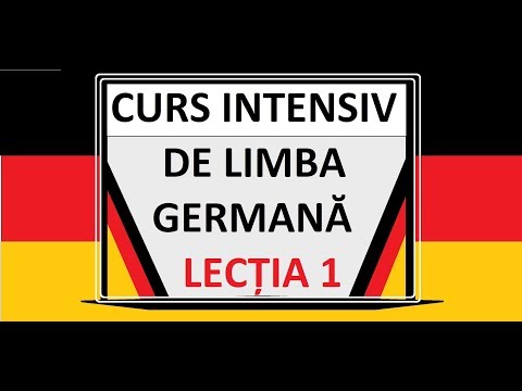 Limba Germana pentru incepatori | A1 | Curs INTENSIV | LECTIA 1
