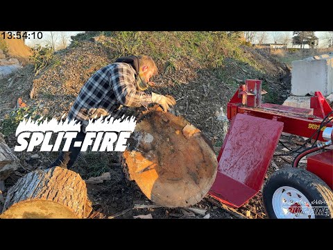 Big Rounds with the 4413! Split-Fires Biggest Log Splitter!