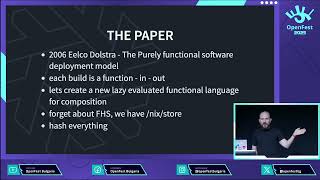 “Building unix-like operating systems the nix way” – Христо Георгиев