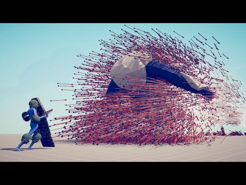 BALLISTIC SHIELD & ICE GIANT vs EVERY GOD - Totally Accurate Battle Simulator TABS