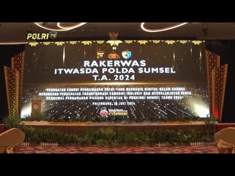 PEMBUKAAN RAKERWAS ITWASDA POLDA SUMSEL