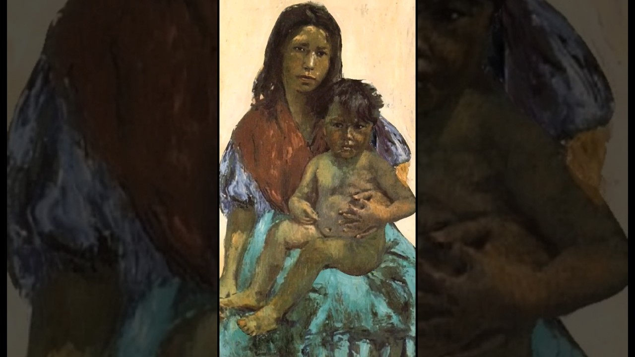 Mother and child #paintings #art #artwork