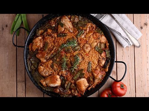 Paella Valenciana según el cocinero Sergio Fernández receta paso a paso