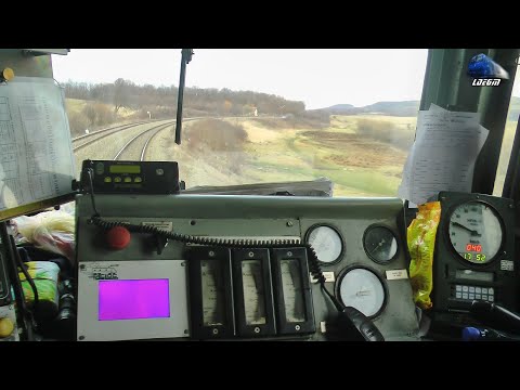 🚂 How to Drive a Heavy Freight Train 🚂 Locomotive Engineer 060-DA TrainDriver in Apuseni Mountains