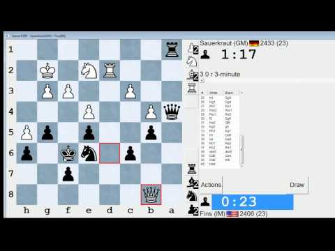 Blitz Chess #229: GM Slavko Cicak vs. IM Bartholomew (Ruy Lopez)