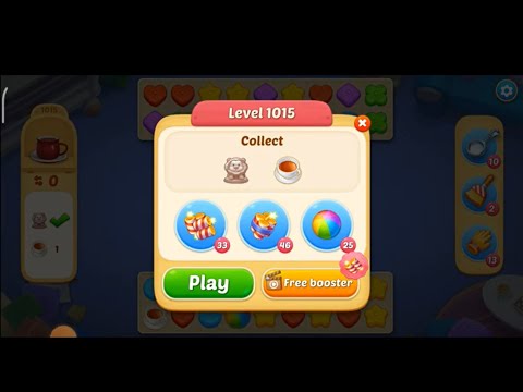 Matchington Mansion Level 1015 - My No Booster Level / iOS/Android