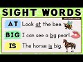 LET'S READ! | SIGHT WORDS SENTENCES | AT, BIG, IS | PRACTICE READING ENGLISH | TEACHING MAMA