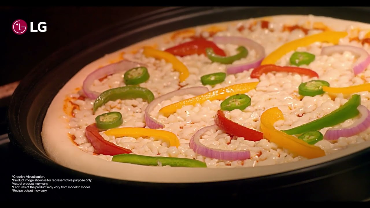 LG 28 L Convertible Microwave Oven with Air Fry, Charcoal Lighting Heater™, 331 Auto Cook Menu Powered by Thinq, Black, MJEN286UHWF