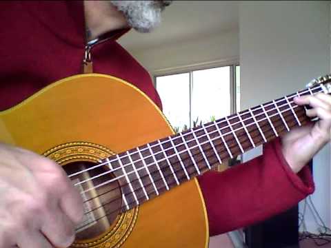 Fly me to the moon- jazz finger style, nylon strung guitar.