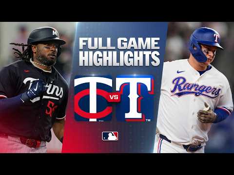 텍사스 VS 미네소타 2:4 MLB 하이라이트