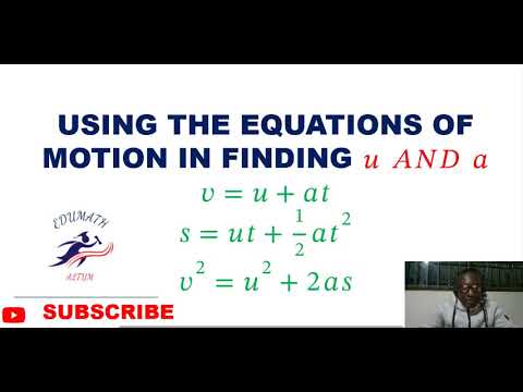 FINDING ACCELERATION AND AN INITIAL VELOCITY OF A UNIFORMLY ACCELERATED BODY Cover Preview