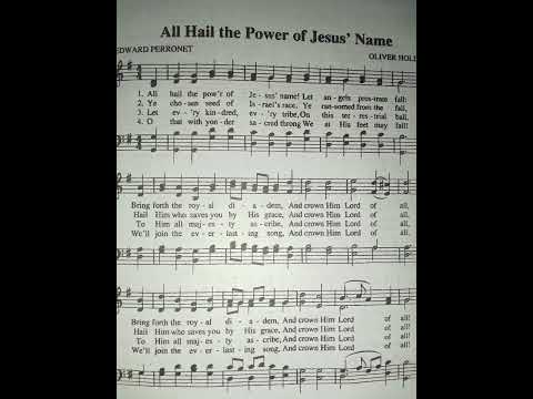 All Hail The Power Of Jesus Name - Traditional