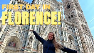 Visiting the TOURISTY side of FLORENCE, ITALY!