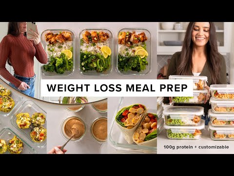 1 hour weight loss meal prep - 95g protein per day + super easy (pt 4)