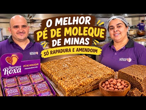 PASSO A PASSO DE COMO E FEITO O VERDADEIRO PÉ DE MOLEQUE DE PIRANGUINHO