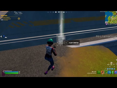 Plant Wiretaps to monitor IO communications | MrLlamaGoat | Fortnite Quests