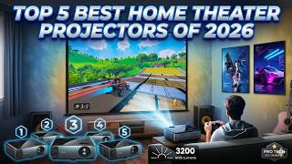 DON’T BUY WRONG! Top 5 Best Home Theater Projectors 2026 🎬 | 4K Laser Projectors for Movies & Gaming