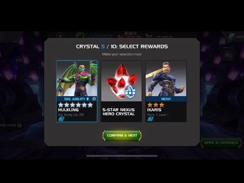 Huge Legendary Celebration Crystal Opening!!! 16x 6 Star Crystals & More Marvel Contest Of Champions