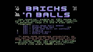 COMMODORE 64 += BRICKS ´N BALLS =+ NEW GAME 2025 Ver 1.0