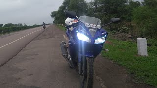 preview picture of video 'One of the best highway|Nagpur Bhilai Highway| Vlog | Yamaha r15 vlog'