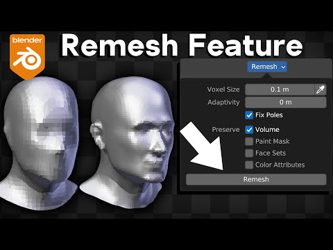 How to Use Blender's Sculpting Remesh Feature (Tutorial)