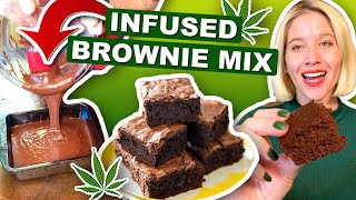 New PRE-INFUSED Brownie Mix 😋 Don't need cannabutter! by That High Couple