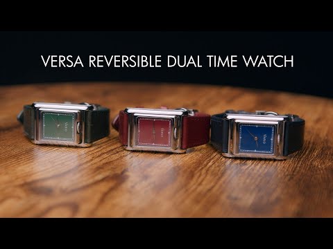 Vario VERSA Reversible Dual Time Watch