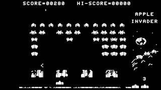 Apple Invaders for the Atari 8-bit family