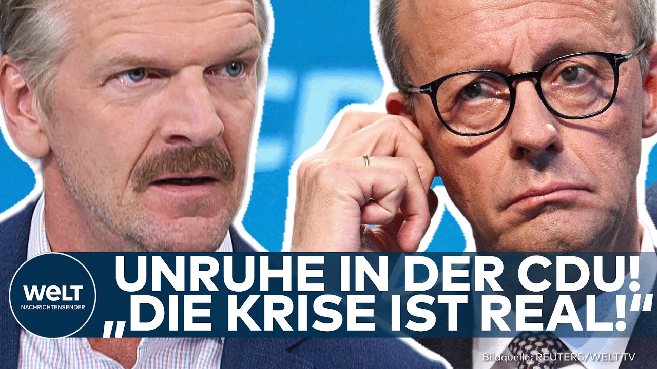 CDU: Scharfe Analyse! „Die Krise ist real!“ – Merz gerät parteiintern immer stärker unter Druck