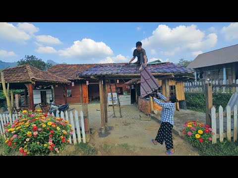 KONG & NHAT built a safe gate for the farm And A journey to help the lonely elderly neighbor.