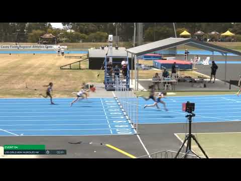 Girls U10 60m Hurdles Heat 6: 2025/26 State Combined Event Championships