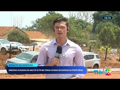 Representantes comerciais são assaltados em parada em Santana da Ponte Pensa