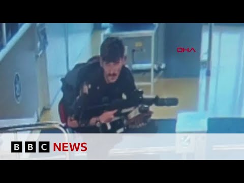 Video | How did a 'terror' attack on an aerospace company in Turkey unfold? | BBC News