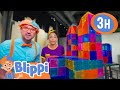 Blippi And Meekah Build A RAINBOW Tower Blippi And Meekah Best Friend Adventures Educational