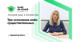 "Три склонения имён существительных"