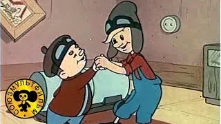 Эмблема мальчик на луне с удочкой